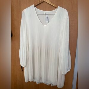 BNWT Wilfred Prophecy Pleated Dress- Light Birch size M